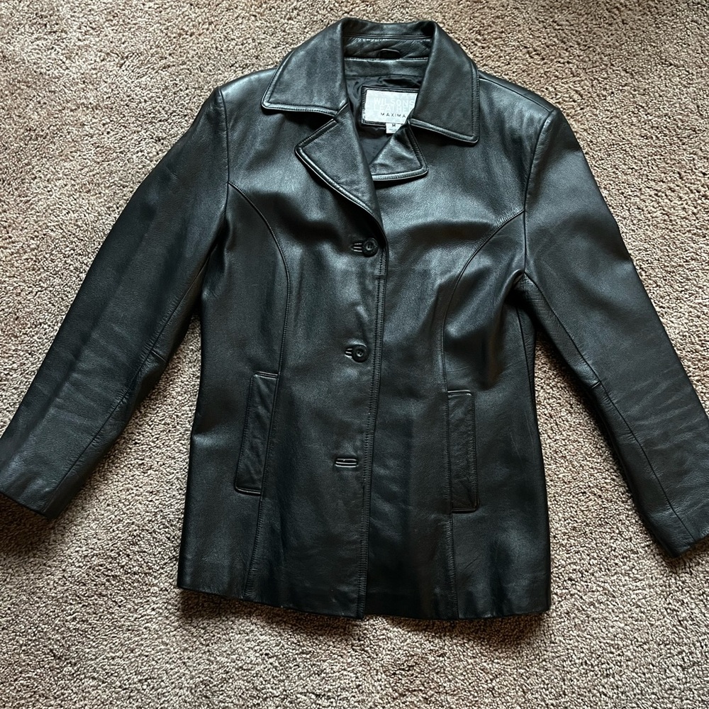 Women's Black Leather Jacket